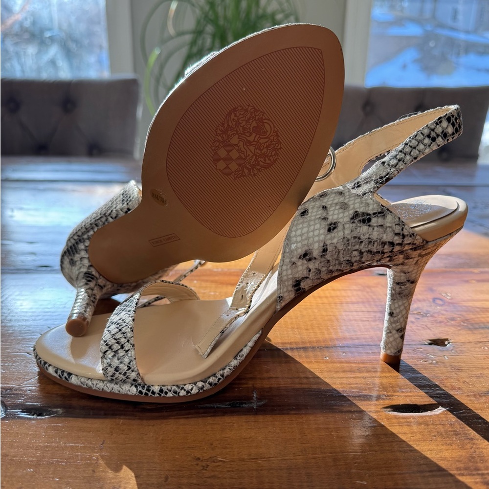 Elegant Snakeskin Patterned Heels